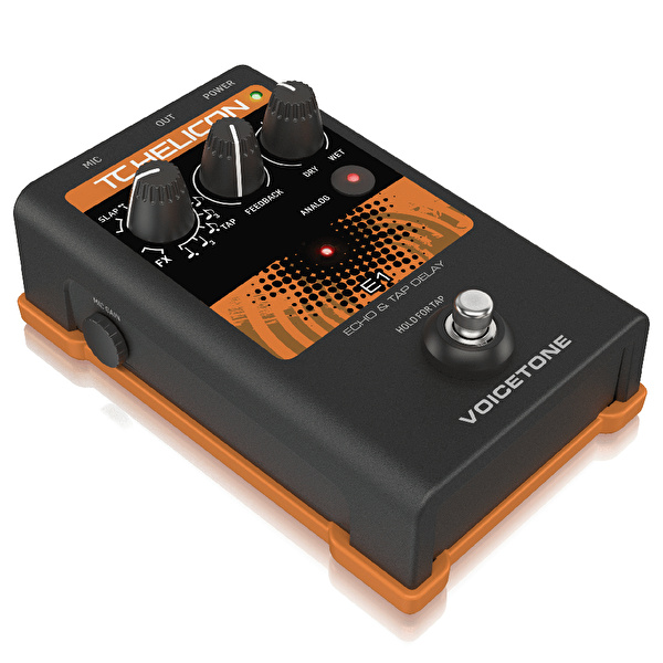 TC Helicon VOICETONE E1 Tek Butonlu Stompbox Vokal Echo Efektleri Pedalı